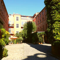 Quiet inner courtyard